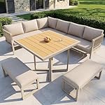 Garten Lounge Dining Set für 8-10 Personen