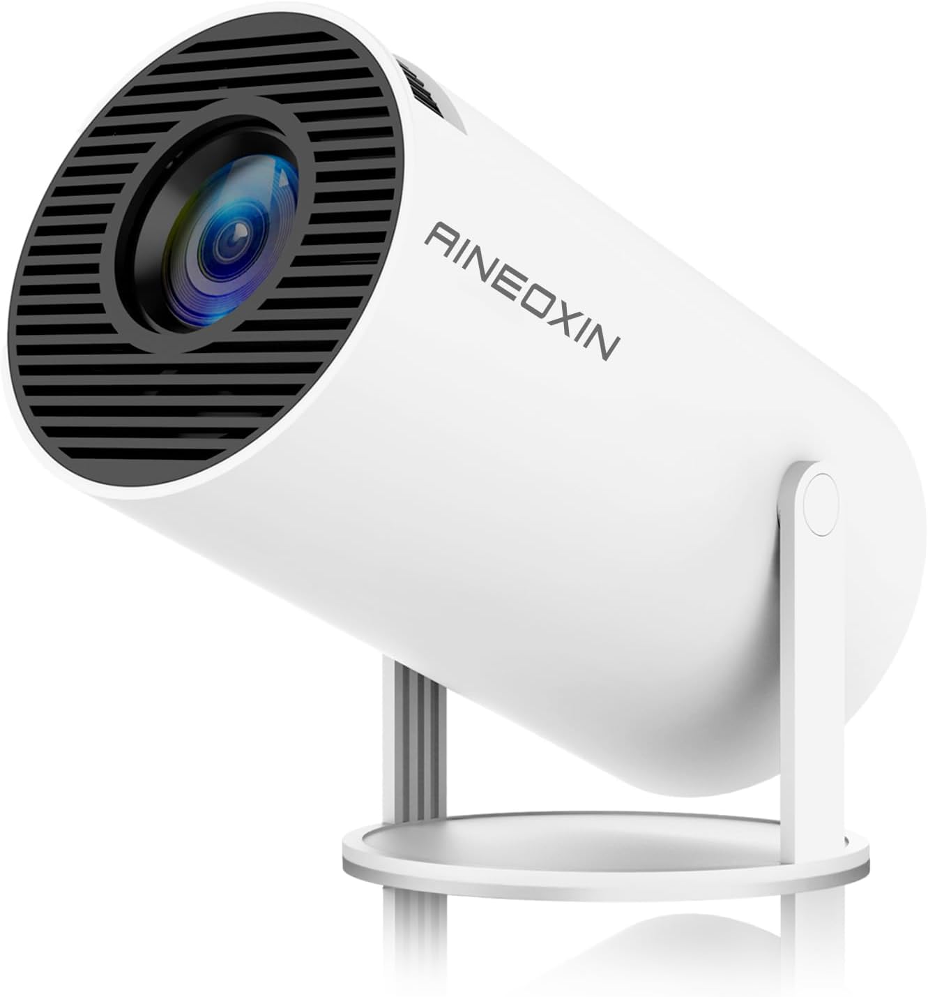 HY300PRO Mini Portable projector with WiFi and Bluetooth, with 4K 1080P Support, 160ANSI 180° Rotatable Auto Keystone with Android 11 Smart Projector, Compatible with HDMI/USB/ Laptop
