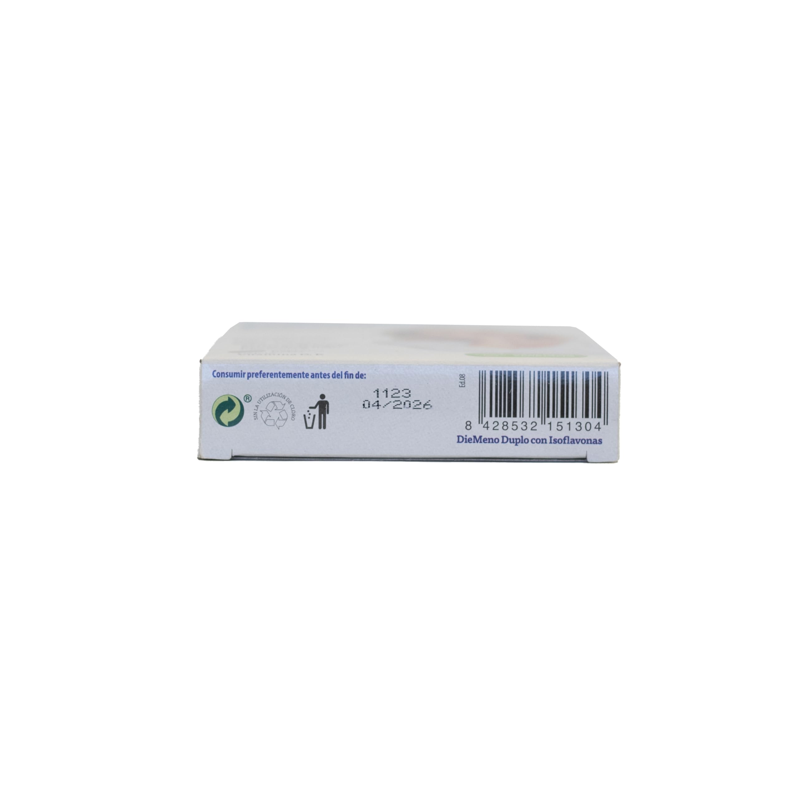 Duplo - Isoflavonas Calcio, Complemento Alimenticio, Cápsulas Entéricas ricas en isoflavonas con Calcio, Aliviar Síntomas de la Menopausia, 30+30 Cápsulas Día - Pack 6 Unidades de 60 Cápsulas