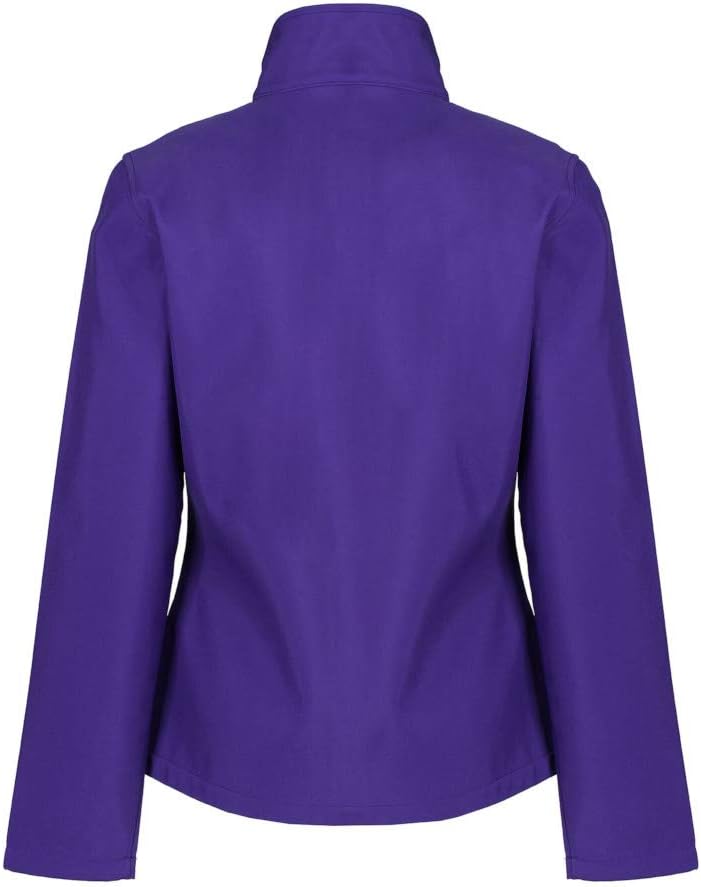 Regatta Womens/Ladies Ablaze Printable Softshell Jacket (14 US) (Purple/Black)
