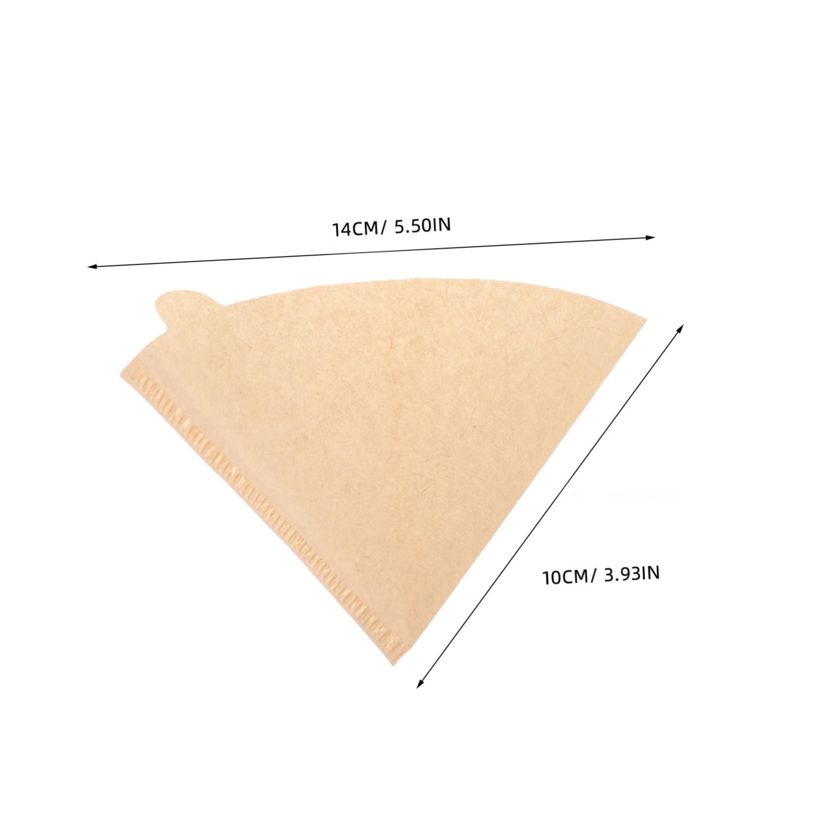 100Pcs Coffee Filter Paper Espresso Filtering Cones for Cup Brew Easy to Use Store for Fresh Flavorful Coffee Anytime Anywhere