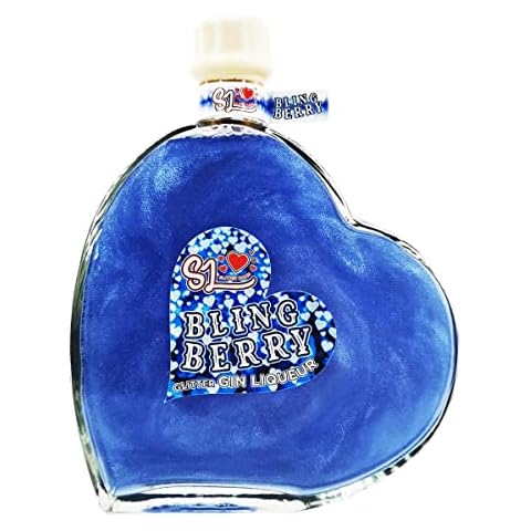 Blueberry Glitter Gin Liqueur by Sweet Little Drinks Cover