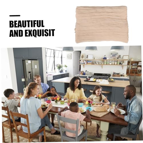 Chemin de table en étamine élégant décoratif de qualité supérieure - 6