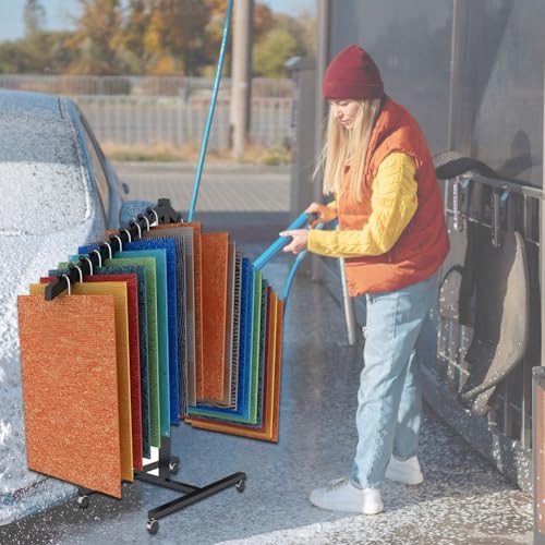 Estante de telas para organizar muestrarios de cortinas y alfombras 4