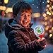 ArtCreativity Christmas Tree Light Up Spinner Wand for Kids - 7.5 Inch Light Up Spinner Wand - LED Holiday Spinning Toy with Batteries Included - Christmas Sensory Toys for Kids with Autism