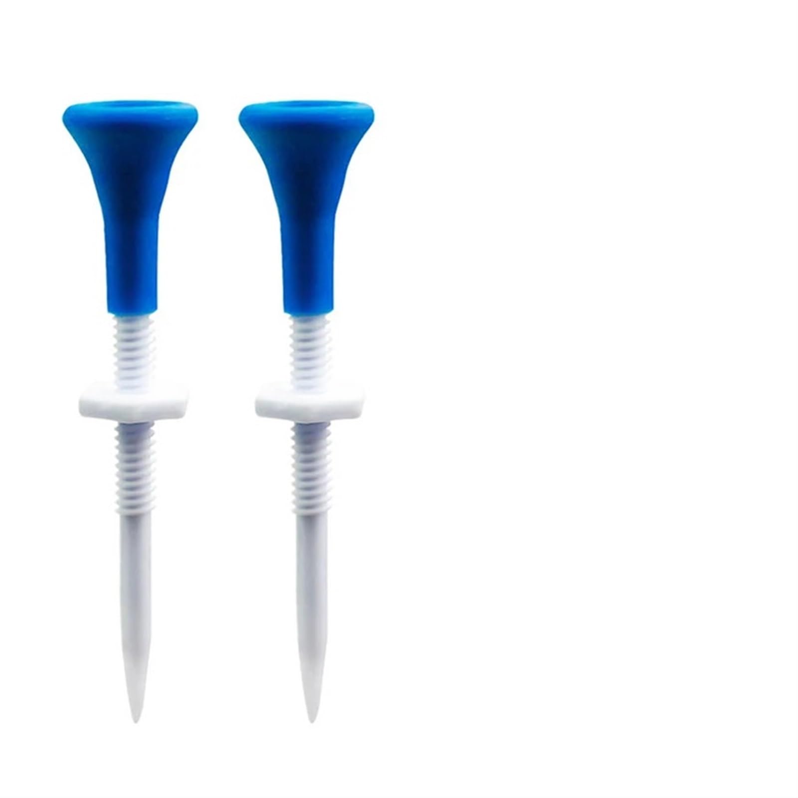 Golf Tee 10 stücke Blau Kunststoff Golf Tees Höhe Kann Eingestellt Werden Golf Kunststoff Tees Golf Zubehör for Golfer FüR Einen Idealen Abschlag
