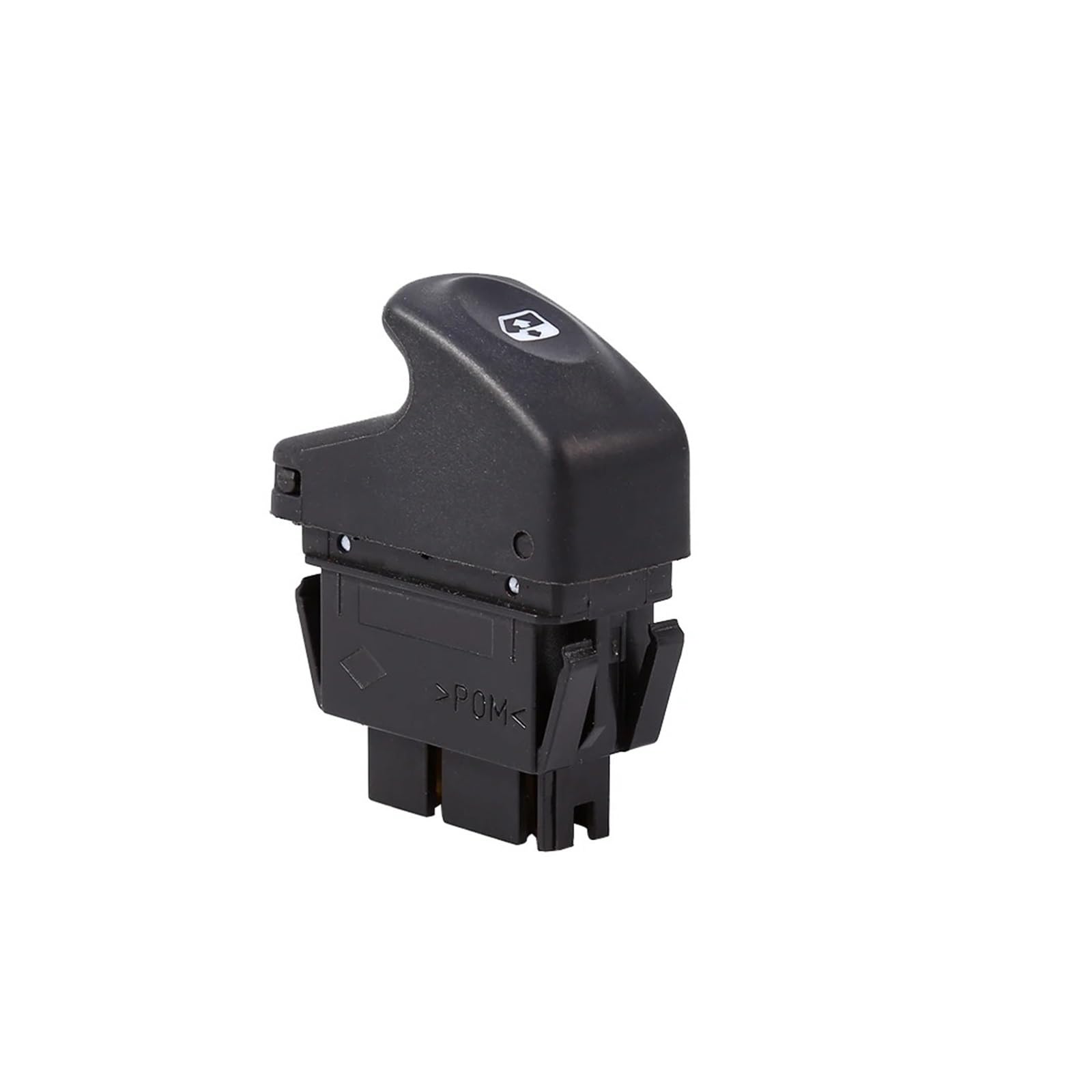 Lhdktee for Clio II 2 Megane I Kangoo Car Electric Window Control Power Switch Push Button Driver Control 6 Pins 12V Car Window Handle