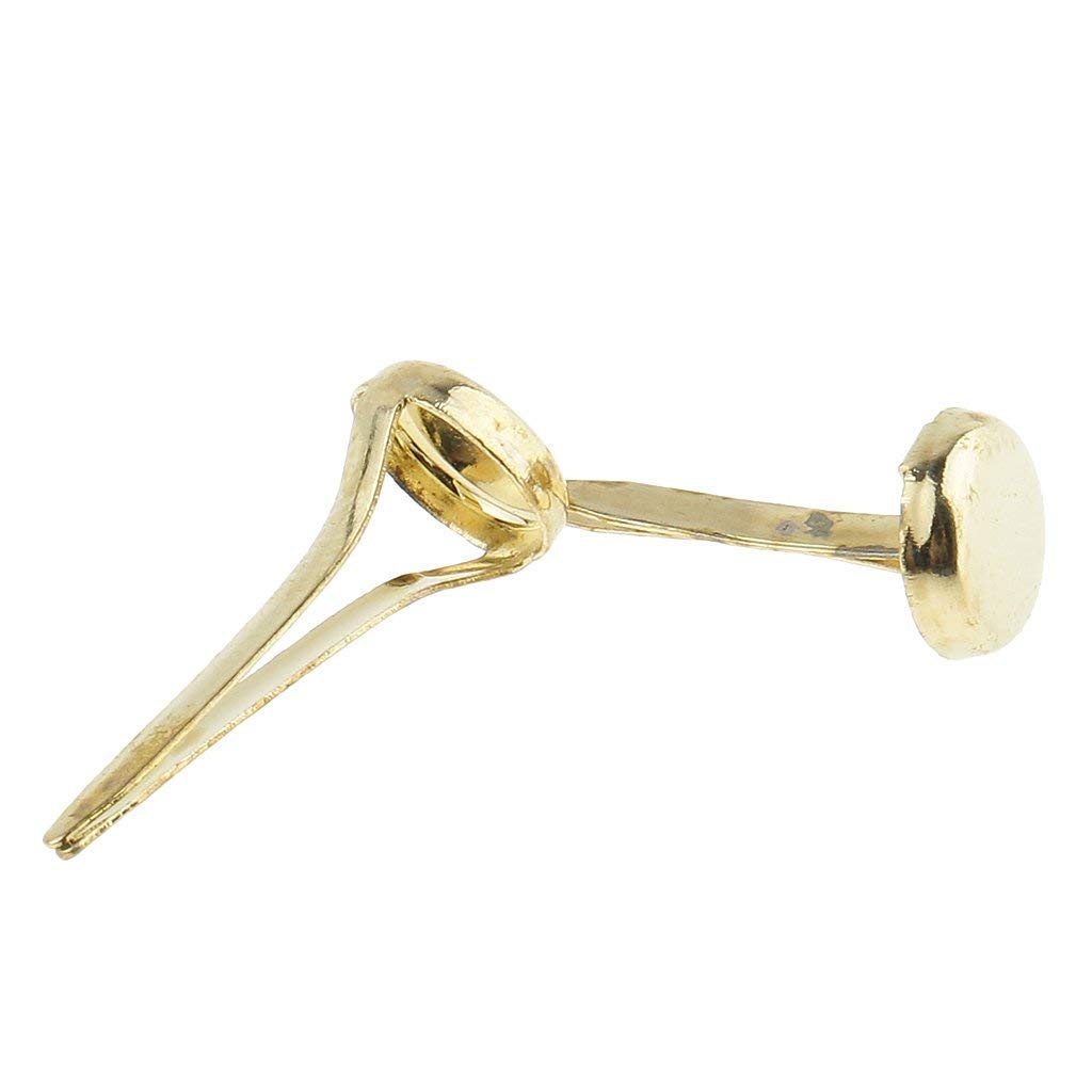 200 Fermacampioni In Metallo Per Scrapbooking E DIY - Mini Brads Dorati
