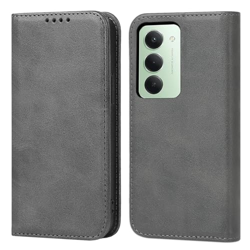 BonwFzin �K�p REDMI 15 5G �P�[�X �蒠�^ �t���b�v �X�}�z�P�[�X �V���I�~ ���h�~ 15 5G �蒠�J�o�[ REDMI155G �g�уJ�o�[ PU ���U�[ �x���g�Ȃ� �}�O�l�b�g �J�[�h���[ �J�[�h���� �X�^���h �����������F ���g�� 