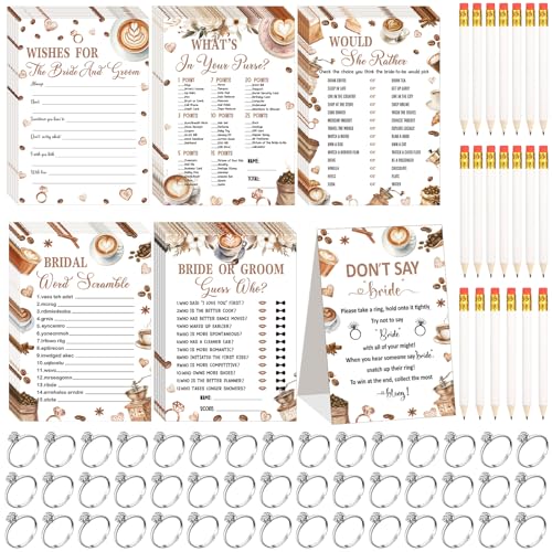 Estune 331 Pcs Bridal Shower Games Supplies, 5 Sets 250