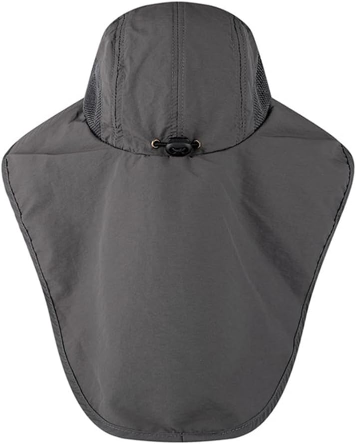 Sun Hat for Women Men Breathale Mesh Bucket Hat with Neck Flap Outdoor Long Wide Brim Hiking Fishing Hats
