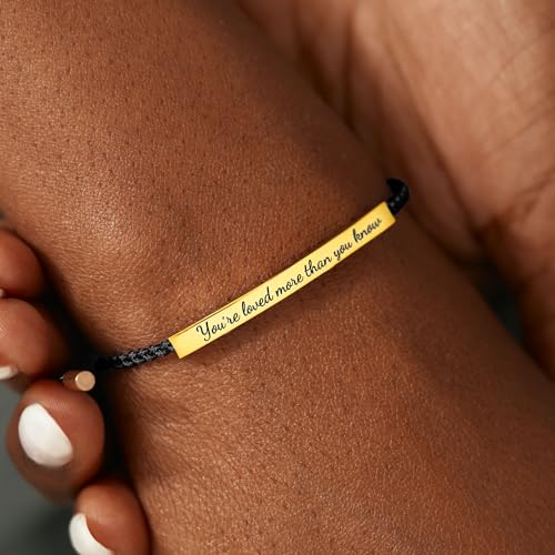 STORYJEWELLERY Gifts for Daughter, Daughter Birthday Gifts, You Are Loved Bracelet, Cool Mothers Day Presents for Daughters, Unique Inspirational Bracelets for Daughters3