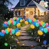 OZS 4-Pack Solar Easter Egg Lights