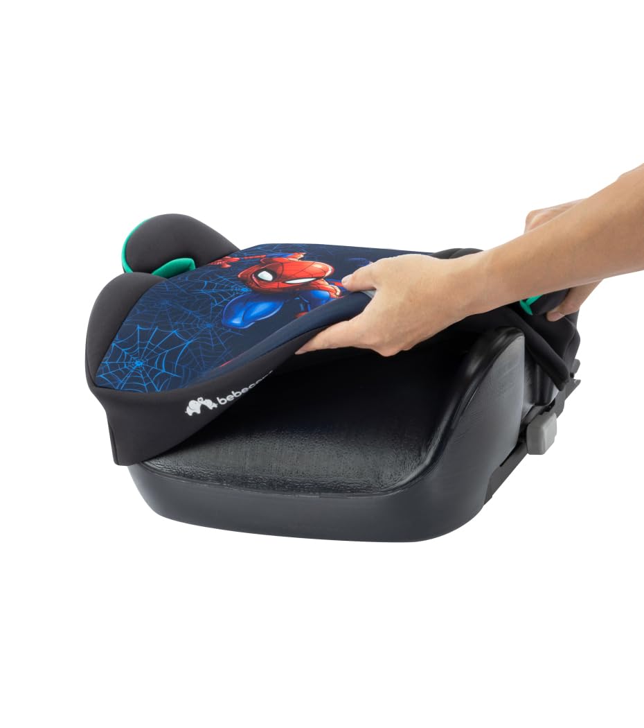 Bebeconfort Disney Gaia i-Fix​ Asiento Elevador ISOFIX, Silla Coche Spiderman para Niños y Niñas de 6 a 12 años, 22-36 kg, 128-150 cm, Portátil, Cómodo, Compacto, Ligero, Fun Spiderman