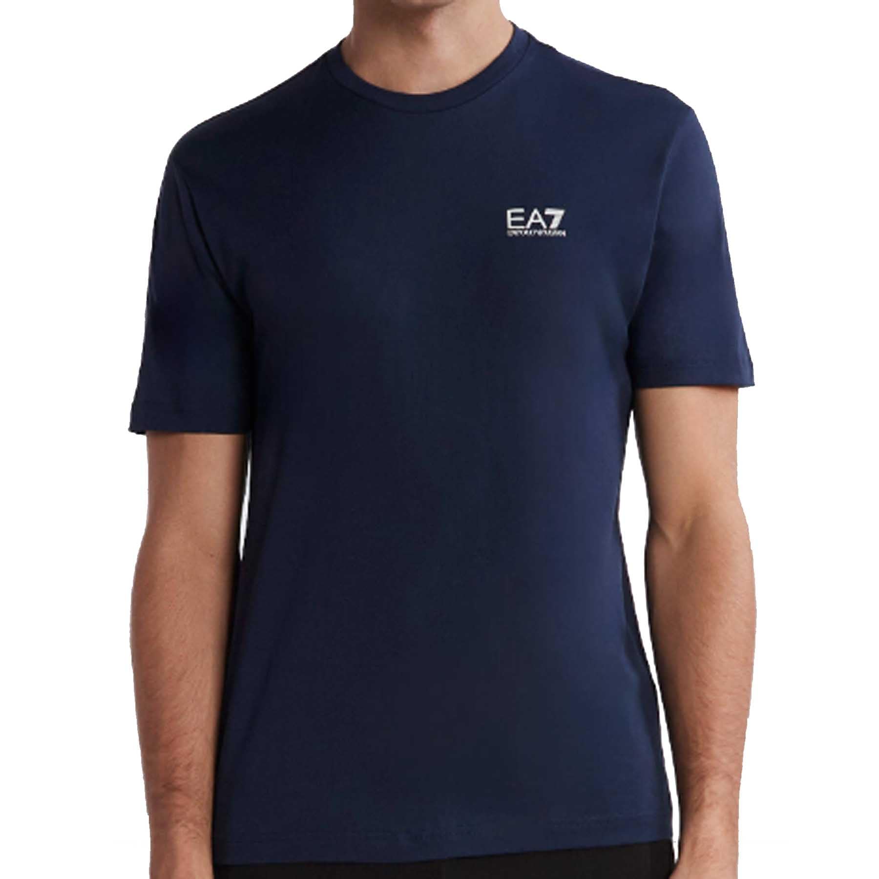 Emporio Armani EA7 8NPT18 - Camiseta de algodón con logotipo maxi en la parte trasera