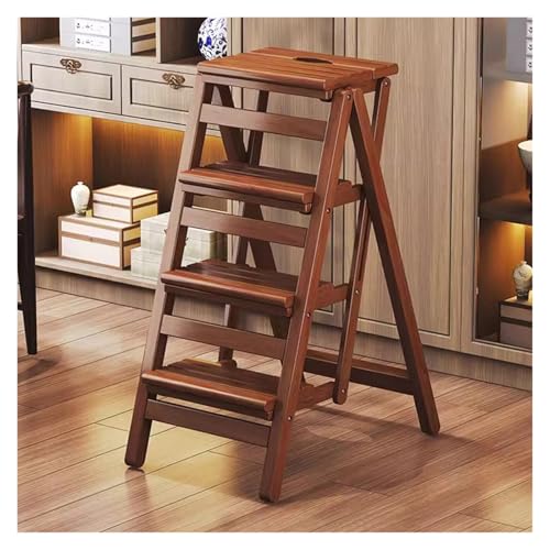 Silla de mostrador de madera premium y taburete plegable portátil 2