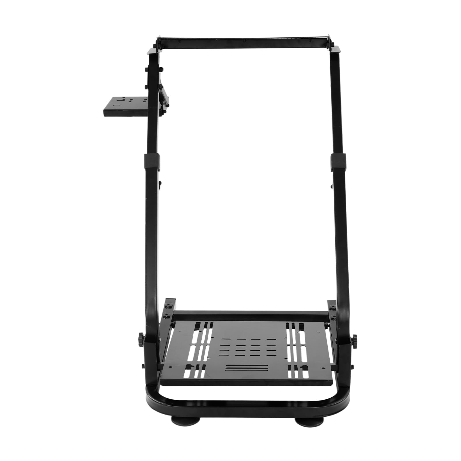 Dettchan Support de volant pliable noir pour les jeux, hauteur réglable de 56 à 78 cm, pour salles de jeux, lieux de divertissement, studios personnels