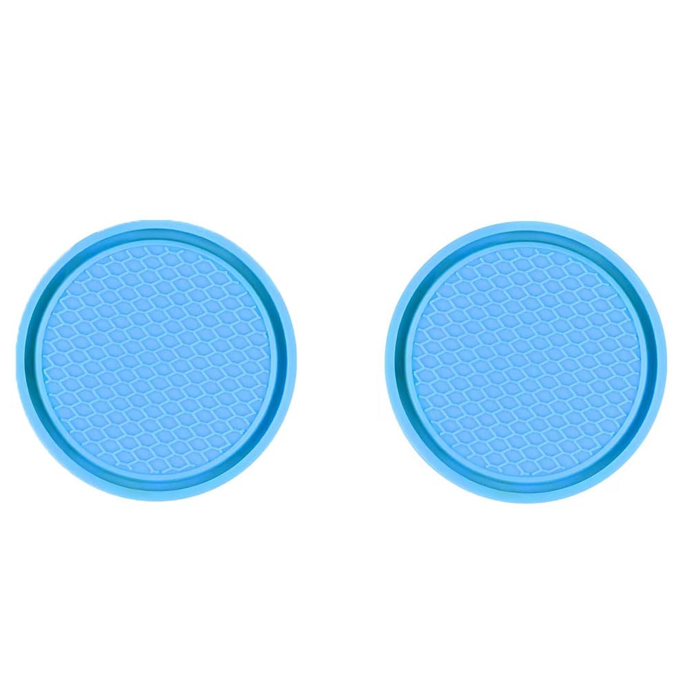 Set van twee glow in the dark onderzetters, waterbekerhouder voor in de