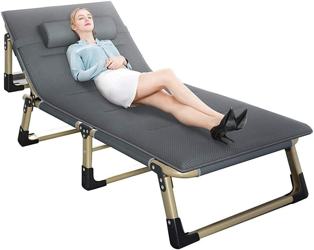 Chaise pliante de plage et chaises longues jardin inclinables et portables