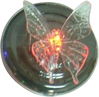 Vista 2 de LIYYA Luces solares flotantes para piscina, luces solares de libélula decorativas al aire libre, RGB que cambian de color, luces solares