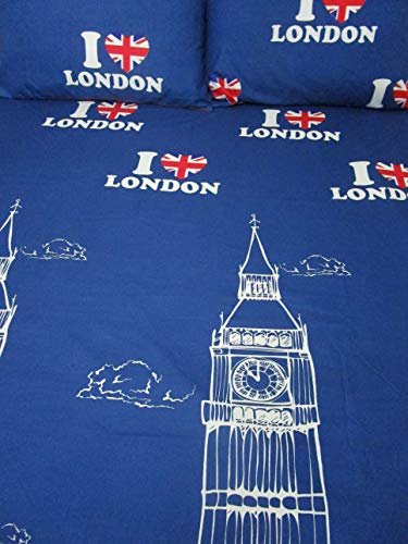 Pago Poco 'Funda Nórdica Individual con Almohada Parure Urban. Saco 155 x 200 + 40 cm, 1 Funda de Almohada 52 x 82 cm.