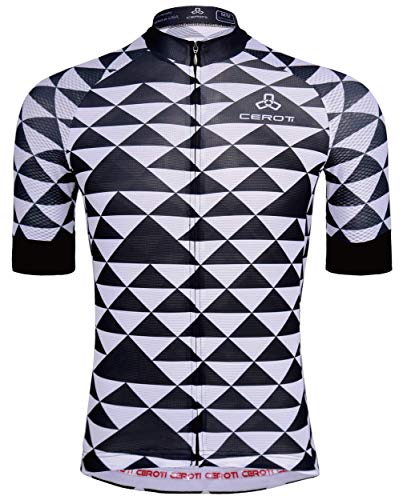 CEROTIPOLARÂ MenÂ AirCoolÂ CyclingÂ JerseyÂ BikeÂ ShirtsÂ UPF50+,PROÂ DryÂ FitÂ LightÂ WeightÂ Fabric