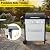 IdeaMaxx 4 Burner Gas Grill with Foldable Shelves, 40,000 BTU Stainless Steel Propane BBQ Grill, 387 Sq. In. Cooking Space, Portable Outdoor Grill for Patio, Backyard, Camping & Tailgating