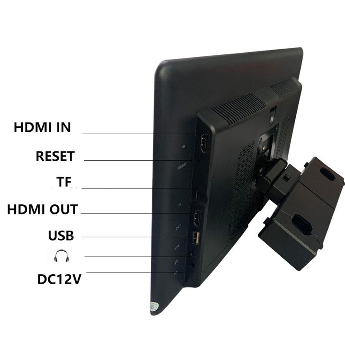 Lecteur D'appui-tête, Moniteur D'appui-tête de Voiture, Lecteur VidéO 8K Pour Android 11, 3 Go + 32 Go, éCran Tactile Ips, Prise En Charge Wifi/Bluetooth/Usb/Sd/EntréE Hdmi/Sortie Hdmi/Fm,14in
