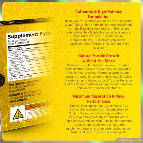 HTLT Supps Turkesterone Supplement