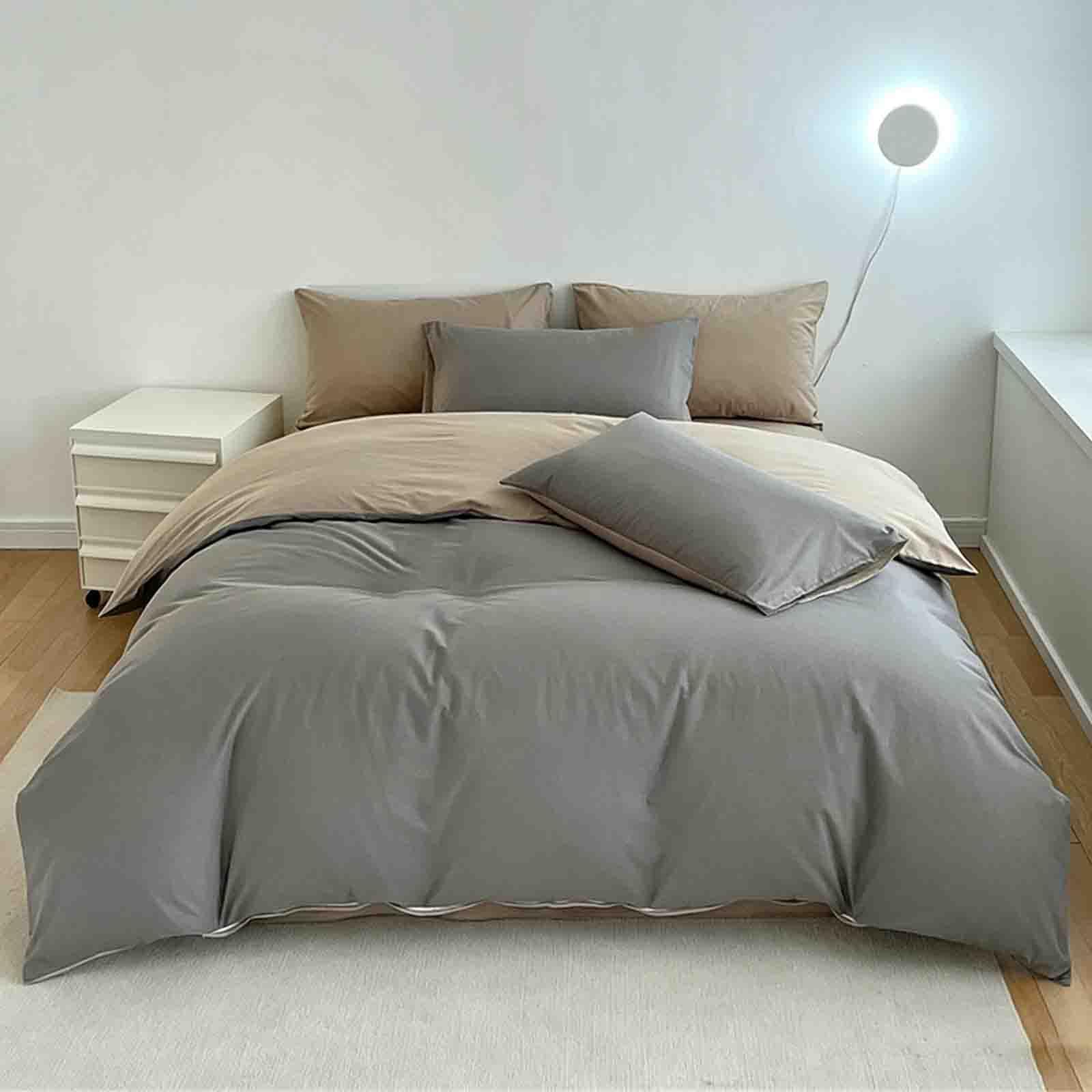 Drap plat pour lit double en coton respirant pour des nuits douces toute l'année