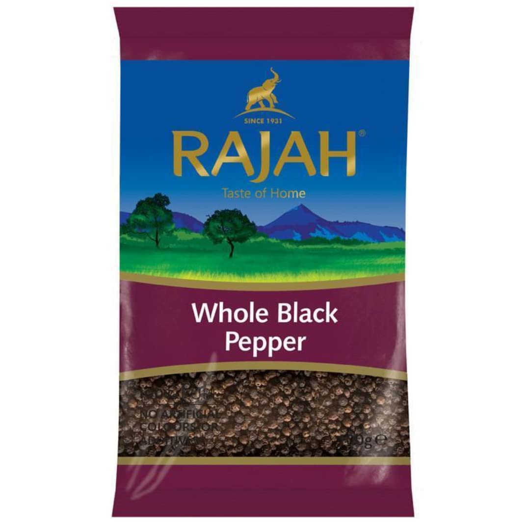 Pimienta negra Rajah entera 100gr x 10 unidades