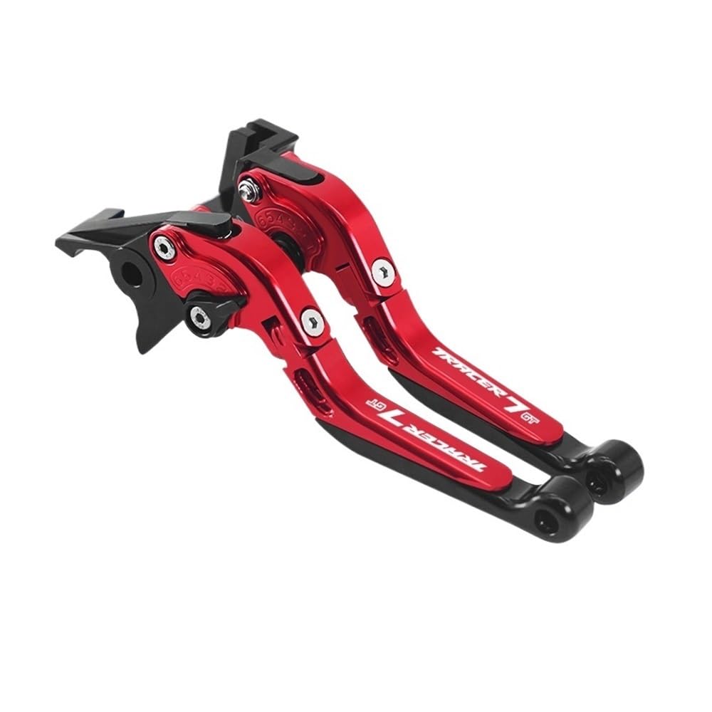 WGHPOSQTJ Hand Brake Clutch Levers Folding Extendable Handle Levers for Tracer7 7GT 21-24 for Tracer 700GT 14-20 Adjustable Brake Clutch Lever Motorcycle Accessories