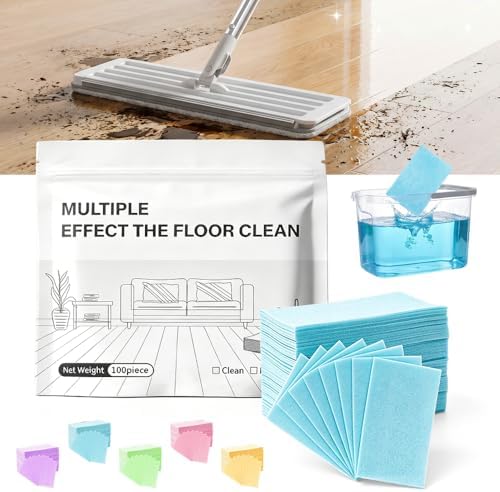 100 Piece Floor Cleaning Tablets Multi-Surface Cleaner, 2026 New ...