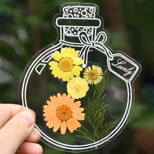 Marque-page herbier durable grâce au kit de signets à fleurs séchées