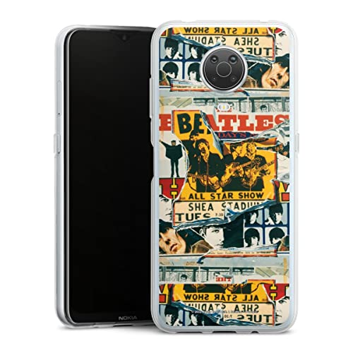 DeinDesign Coque en Silicone Compatible avec Nokia G20 Etui Silicone Coque Souple The Beatles Rock ‘n’ Roll Musique - Les Beatles, Paul McCartney, John Lennon, RIngo Starr, George Harrison DeinDesign Coque en Silicone Compatible avec Nokia G20 Etui Silicone Coque Souple The Beatles Rock 'n' Roll Musique