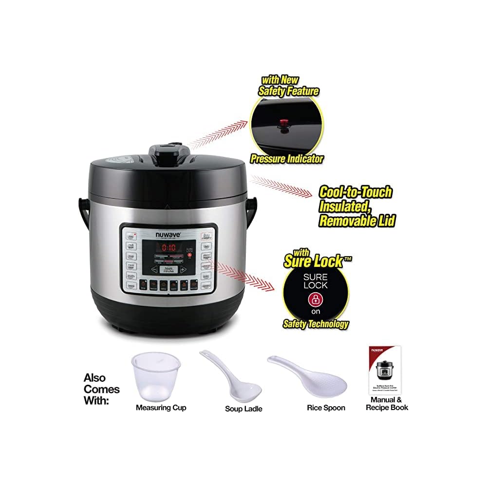 Buy NUWAVE NutriPot 6Quart Digital Pressure Cooker with SureLock