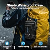 LEKUFEE Travel Waterproof Hard Case for DJI Osmo 360, Battery, and Other Accessories(Case & Bag Only) - Image 6