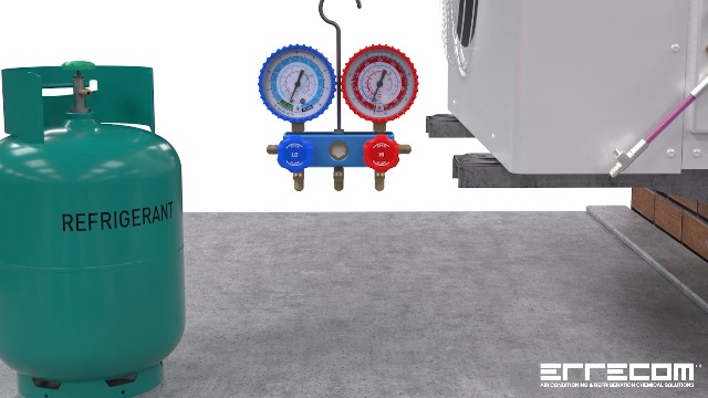 Image of Extreme Ultra A /C Leak Stop Direct Easy Inject Solution for HVAC&R Systems up to 6 Tons with 1 /4 SAE Charging Port, for all Refrigerants and Oils | Reusable, Refillable, US Patented - 0.2 fl oz (6 mL)