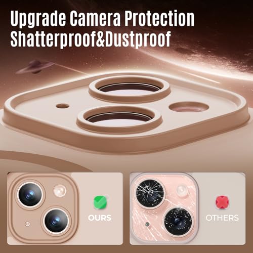 Image of Symcele Designed for iPhone 15 Plus Case, Light Brown