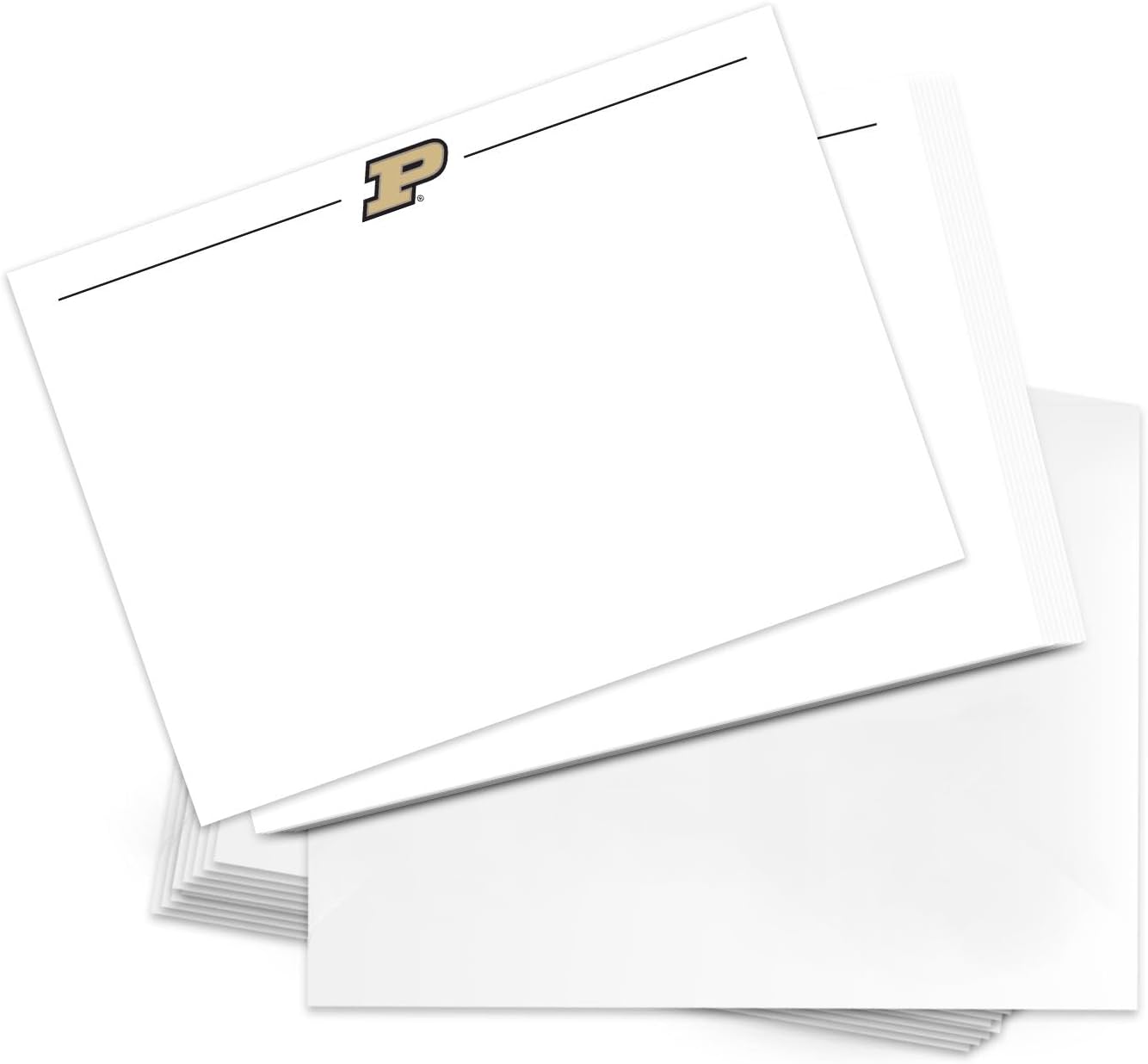 Desert Cactus Purdue University 10 Pack Notecards Stationery Cardstock Boilermakers Includes Envelopes Memo Party Thank You (Notecard 1a)