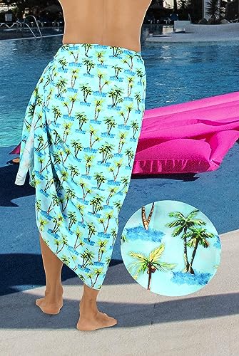 LA LEELA Men's Sarong Swim Wrap Bath Pareo Beach2