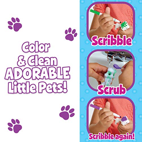 Washimals pour colorier sans taches petits animaux réutilisables