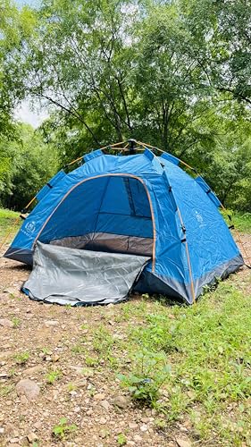 Image of Outdoor Pop Up Captain Tent Water-Resistant Portable Instant Camping Tent for 1-2 Person Tent
