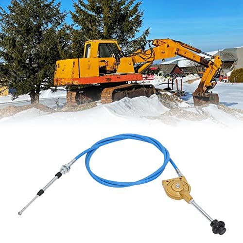 Cabo de acelerador manual de junta de aço inoxidável de 2,5 m Klanata, linha de controle dobrável pa