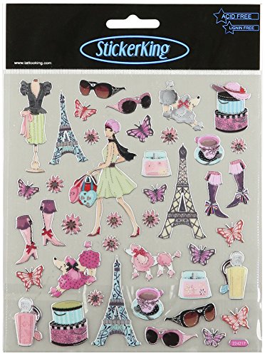 Tattoo King Multi-Colored Stickers-Bonjour!