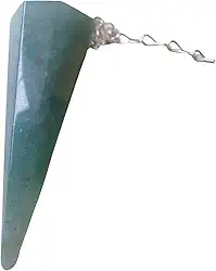 PÊNDULO EGÍPCIO QUARTZO VERDE - RADIESTESIA MESA RADIÔNICA (4 a 6) cm