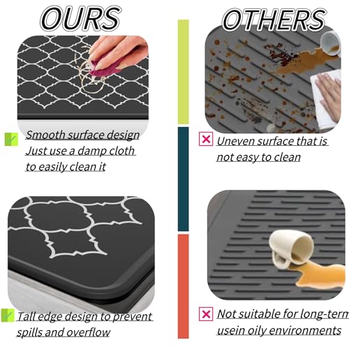 Image of Stove Top Covers for Electric Stove, 30x21inch Glasstop Protector | Silicone Stovetop Cover Cover, Non-slip Flat Oven Dish Drying Mats for Kitchen Counter, Cooktop Guard Mat for Kitchen RV