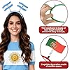 Rdntbeu 2026 World Cup Party Supplies, Canada Day Headband, Canadian Flag Bopper Hair Hoop, Red White Patriotic Hair Accessories, Maple Leaf Spring Headwear for Women Girls Kids #2