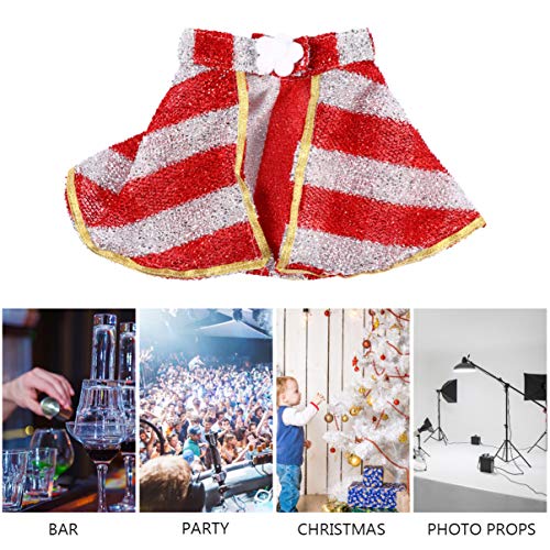 ULTECHNOVO Natal Animal de EstimaÃ§Ã£o Manto AdorÃ¡vel Capa Listrada Manteau Roupas Terno Traje Ninj