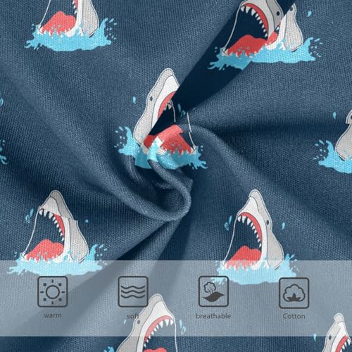 Little Girls' Soft Cotton Underwear Kids Breathable Comfort Shark Panties Briefs Toddler3